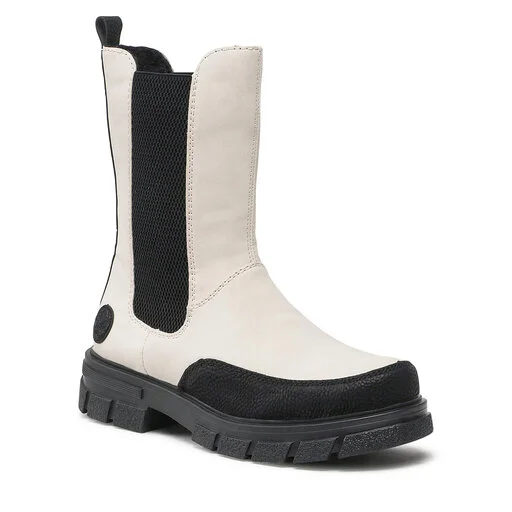 Bottines Chelsea Rieker Z9170-60 Beige Kombi 1 Bottines Chelsea Rieker Z9170-60 Beige Kombi