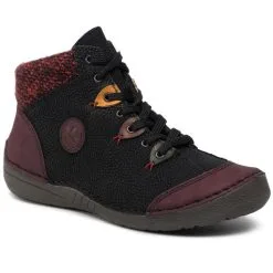 Bottines Rieker 52513-36 Schwarz Kombi