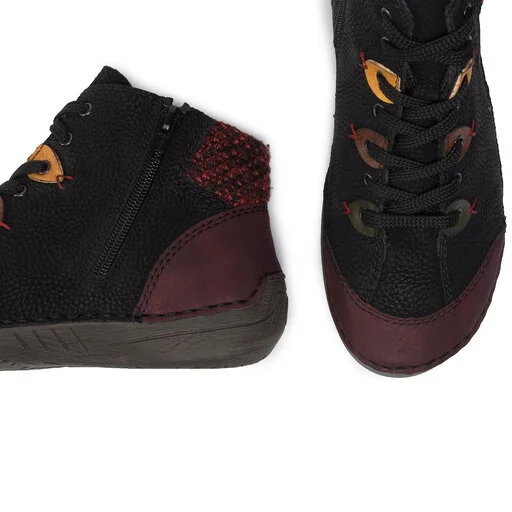 Bottines Rieker 52513-36 Schwarz Kombi 5 Bottines Rieker 52513-36 Schwarz Kombi – Image 5