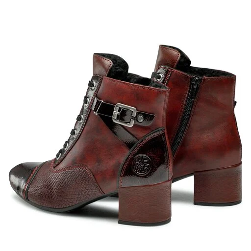 Bottines Rieker 70201-35 Rot 3 Bottines Rieker 70201-35 Rot – Image 3