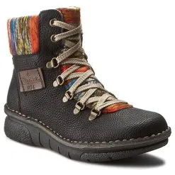 Bottines Rieker 73343-00 Black Combination