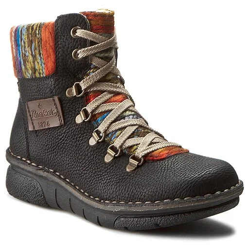 Bottines Rieker 73343-00 Black Combination 1 Bottines Rieker 73343-00 Black Combination