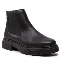 Bottines Rieker Botki Schwarz