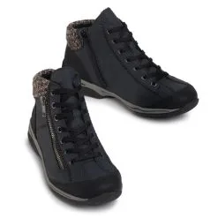 Bottines Rieker L5223-00 Blau Kombi -Rieker bottines rieker l5223 00 blau kombi 4