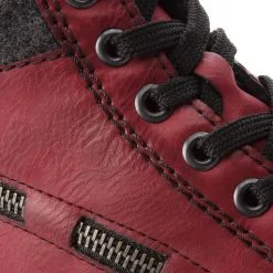Bottines Rieker L6543-35 Rot Kombi -Rieker bottines rieker l6543 35 rot kombi 2