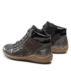 Bottines Rieker L7541-00 Schwarz -Rieker bottines rieker l7541 00 schwarz 2