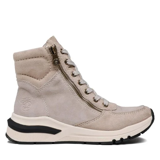 Bottines Rieker M6630-60 Beige 2 Bottines Rieker M6630-60 Beige – Image 2