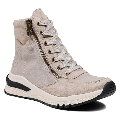 Bottines Rieker M6630-60 Beige 1 Bottines Rieker M6630-60 Beige