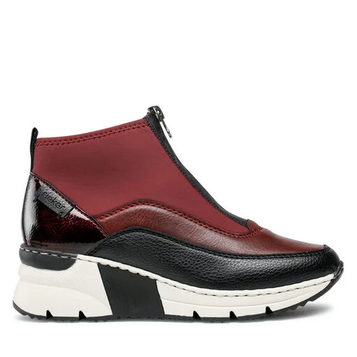 Bottines Rieker N6352-35 Rot Kombi 2 Bottines Rieker N6352-35 Rot Kombi – Image 2