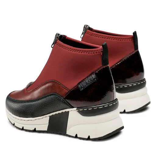 Bottines Rieker N6352-35 Rot Kombi 3 Bottines Rieker N6352-35 Rot Kombi – Image 3