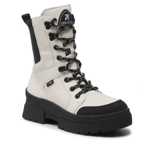 Bottines Rieker W0374-80 Weiss Kombi 1 Bottines Rieker W0374-80 Weiss Kombi