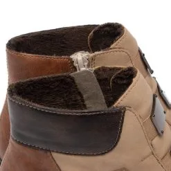 Bottines Rieker Y0764-22 Braun Kombi -Rieker bottines rieker y0764 22 braun kombi 4