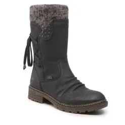 Bottines Rieker Z4773-01 Schwarz