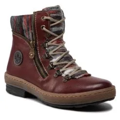 Bottines Rieker Z6741-35 Rot Kombi