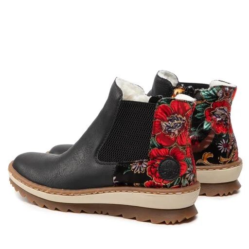 Bottines Rieker Z8689-00 Schwarz Kombi 3 Bottines Rieker Z8689-00 Schwarz Kombi – Image 3