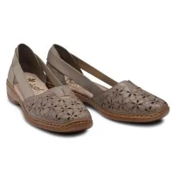 Chaussures Basses Rieker 41356-64 Beige 10 Chaussures Basses Rieker 41356-64 Beige -Rieker chaussures basses rieker 41356 64 beige 4