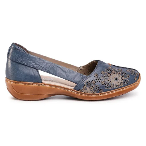 Chaussures Basses Rieker 41396-12 Blau 2 Chaussures Basses Rieker 41396-12 Blau – Image 2