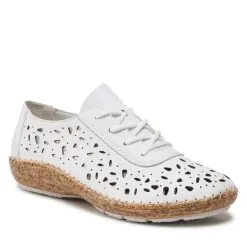 Chaussures Basses Rieker 44800-80 Weiss