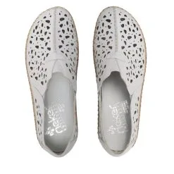 Chaussures Basses Rieker 44863-80 Weiss -Rieker chaussures basses rieker 44863 80 weiss 4