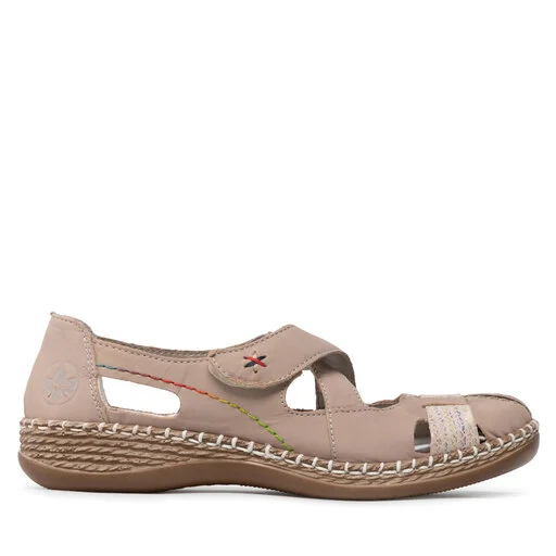 Chaussures Basses Rieker 46451-60 Beige 2 Chaussures Basses Rieker 46451-60 Beige – Image 2