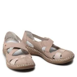 Chaussures Basses Rieker 46451-60 Beige 10 Chaussures Basses Rieker 46451-60 Beige -Rieker chaussures basses rieker 46451 60 beige 4