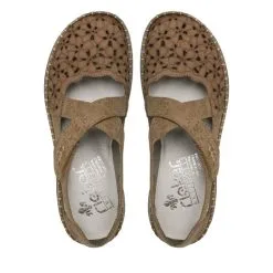 Chaussures Basses Rieker 464H4-62 Beige -Rieker chaussures basses rieker 464h4 62 beige 4