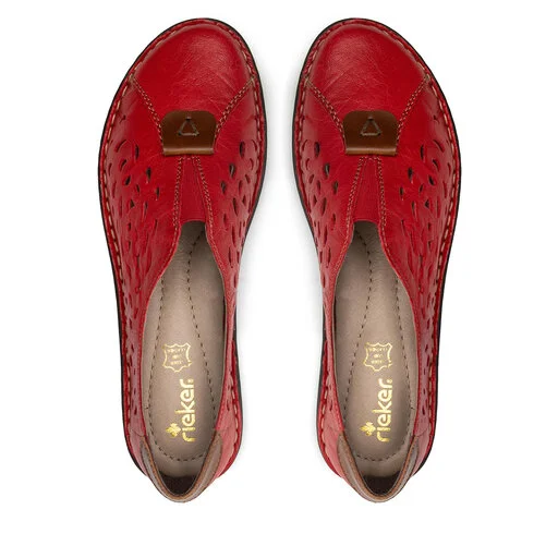 Chaussures Basses Rieker 48451-33 Rot 6 Chaussures Basses Rieker 48451-33 Rot – Image 6