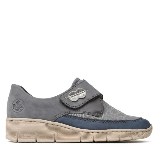 Chaussures Basses Rieker 537C0-15 Blau 2 Chaussures Basses Rieker 537C0-15 Blau – Image 2