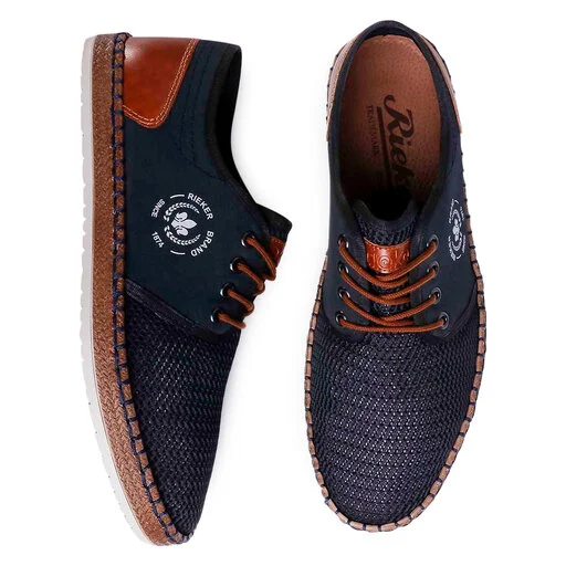 Chaussures Basses Rieker B5249-14 Blau Kombi 5 Chaussures Basses Rieker B5249-14 Blau Kombi – Image 5