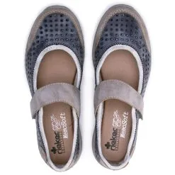 Chaussures Basses Rieker L32B5-42 Blau Kombi 11 Chaussures Basses Rieker L32B5-42 Blau Kombi -Rieker chaussures basses rieker l32b5 42 blau kombi 5