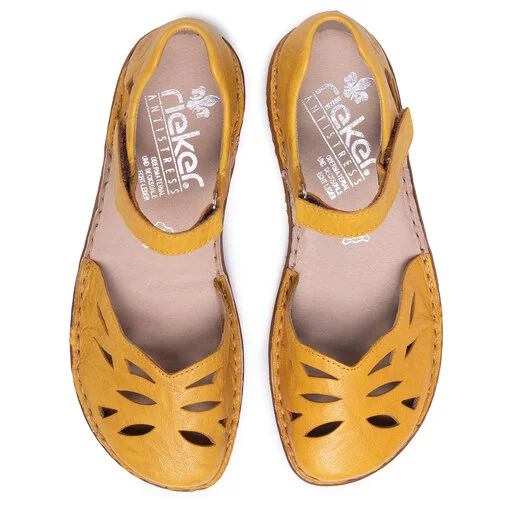 Chaussures Basses Rieker M0967-68 Gelb 5 Chaussures Basses Rieker M0967-68 Gelb – Image 5