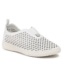 Chaussures Basses Rieker N0965-80 Weiss