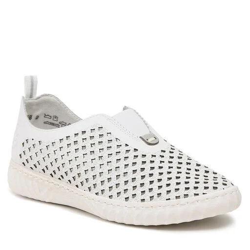 Chaussures Basses Rieker N0965-80 Weiss 1 Chaussures Basses Rieker N0965-80 Weiss