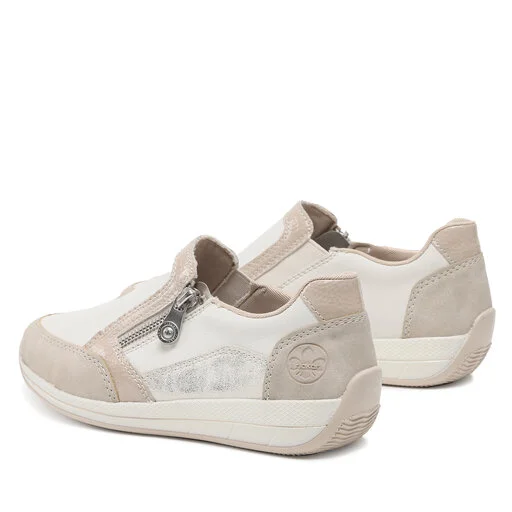 Chaussures Basses Rieker N1151-61 Weiss Kombi 3 Chaussures Basses Rieker N1151-61 Weiss Kombi – Image 3