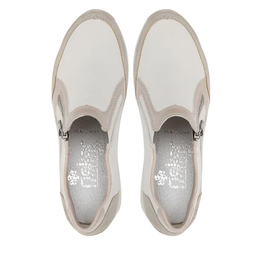 Chaussures Basses Rieker N1151-61 Weiss Kombi 5 Chaussures Basses Rieker N1151-61 Weiss Kombi – Image 5