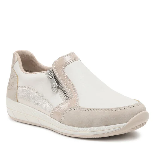 Chaussures Basses Rieker N1151-61 Weiss Kombi 1 Chaussures Basses Rieker N1151-61 Weiss Kombi