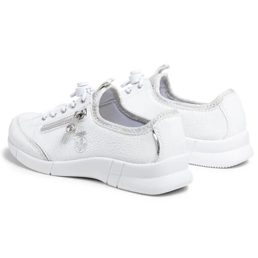 Chaussures Basses Rieker N2162-80 Weiss 3 Chaussures Basses Rieker N2162-80 Weiss – Image 3