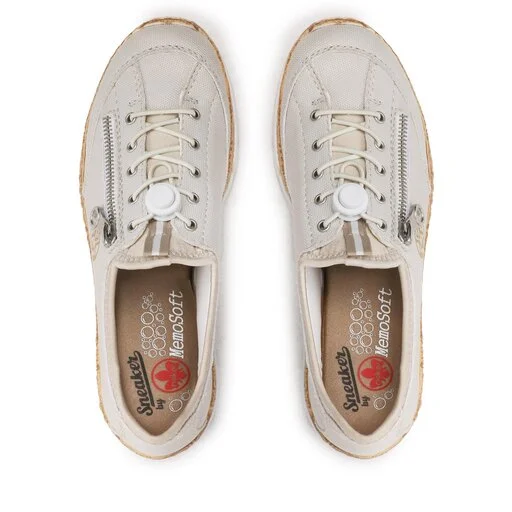 Chaussures Basses Rieker N4263-81 Weiss 5 Chaussures Basses Rieker N4263-81 Weiss – Image 5