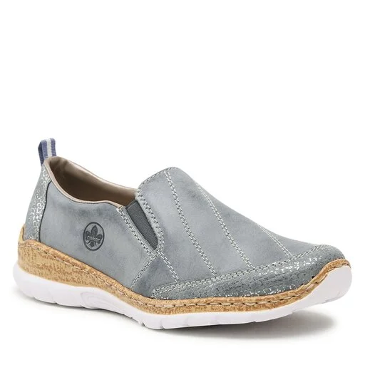 Chaussures Basses Rieker N4274-12 Blau 1 Chaussures Basses Rieker N4274-12 Blau