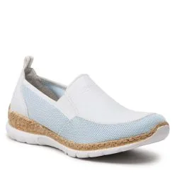 Chaussures Basses Rieker N4275-10 Blau Kombi