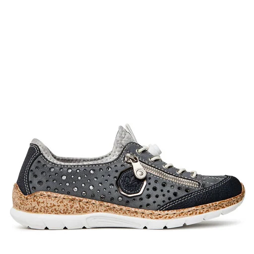 Chaussures Basses Rieker N42P6-14 Blau 2 Chaussures Basses Rieker N42P6-14 Blau – Image 2