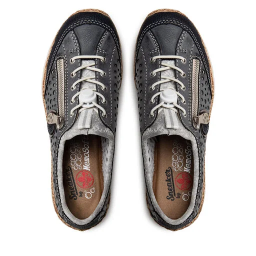 Chaussures Basses Rieker N42P6-14 Blau 6 Chaussures Basses Rieker N42P6-14 Blau – Image 6