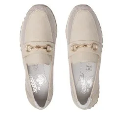 Chaussures Basses Rieker N7455-60 Beige -Rieker chaussures basses rieker n7455 60 beige 4