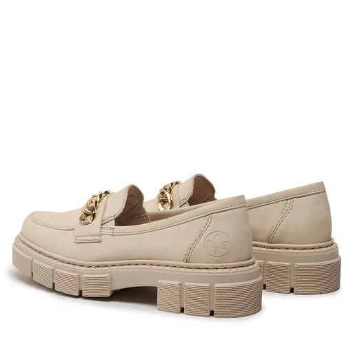 Chunky Loafers Rieker M3861-60 Beige 3 Chunky Loafers Rieker M3861-60 Beige – Image 3