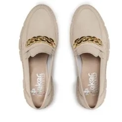 Chunky Loafers Rieker M3861-60 Beige 9 Chunky Loafers Rieker M3861-60 Beige -Rieker chunky loafers rieker m3861 60 beige 4