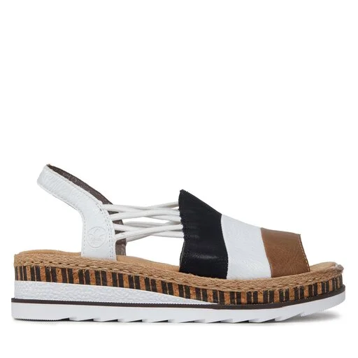 Espadrilles Rieker V79S1-65 Beige Kombi 2 Espadrilles Rieker V79S1-65 Beige Kombi – Image 2