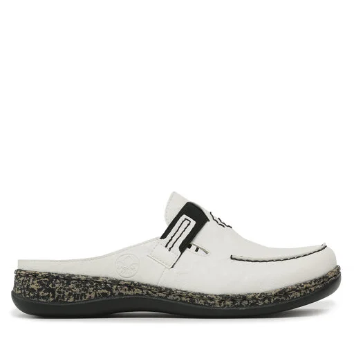 Mules / Sandales De Bain Rieker 46393-80 Weiss 2 Mules / Sandales De Bain Rieker 46393-80 Weiss – Image 2