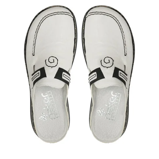 Mules / Sandales De Bain Rieker 46393-80 Weiss 5 Mules / Sandales De Bain Rieker 46393-80 Weiss – Image 5