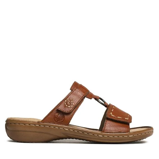 Mules / Sandales De Bain Rieker 60822-24 Braun 2 Mules / Sandales De Bain Rieker 60822-24 Braun – Image 2