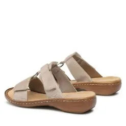 Mules / Sandales De Bain Rieker 60885-62 Beige -Rieker mules sandales de bain rieker 60885 62 beige 2
